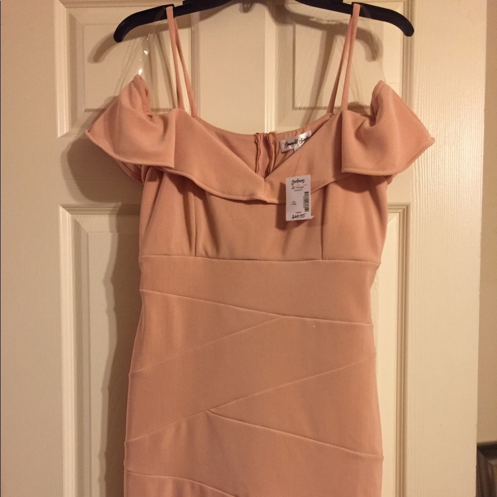Soft pink special occasion dress